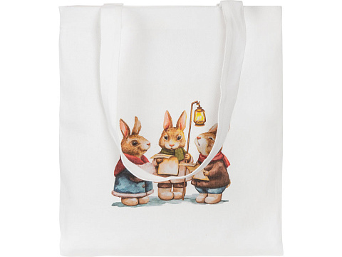 Сумка Element из хлопка для покупок, 180 г, белый - рис 4.