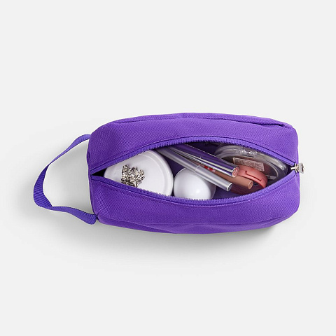 Косметичка Anytime, фиолетовая - рис 4.