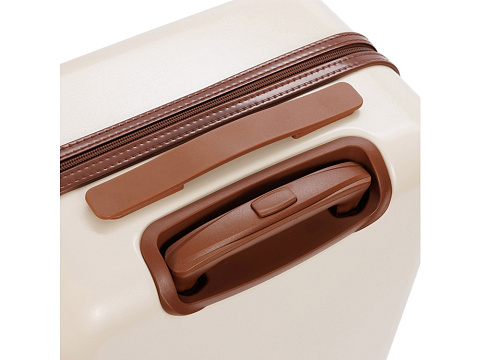 Чемодан для ручной клади BUGATTI АМЕЛИЯ | AMELIA, бежевый, поликарбонат / АБС-пластик, 32х22х53 см, 30 л - рис 9.