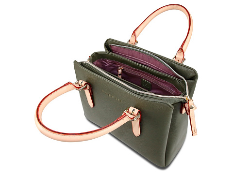 Сумка женская BUGATTI ЭЛЛА | ELLA, оливковая, полиуретан, 30х12х23 см - рис 3.