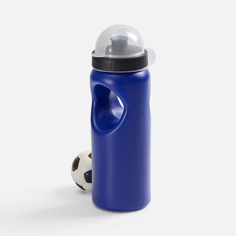 Бутылка с антистрессом Footballer, синяя - рис 3.