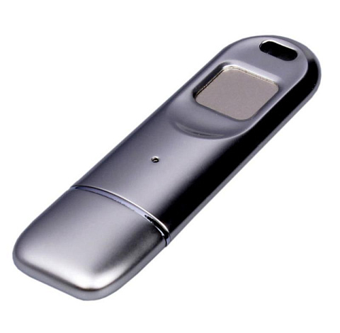 Флешка с отпечатком