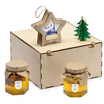 Подарочный набор Decoration Deluxe с двумя видами меда
