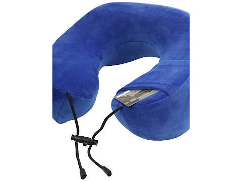 Подушка для путешествий с эффектом памяти Мемо Bluewinder Blue - рис 6.