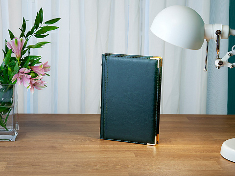 Ежедневник А5 полудатированный Boss, зеленый - рис 11.