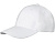 Бейсболка Davis, 6 панелей, белый - миниатюра
