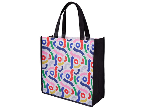 Сумка для шопинга с донной складкой и ручкой из нетканого PET материала - рис 5.