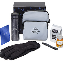 Подарочный набор Re:m. Step  с термосом, перчатками и сумкой