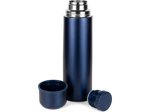 Термос Relaxika 101 (1 литр), темно-синий (без лого) - рис 6.