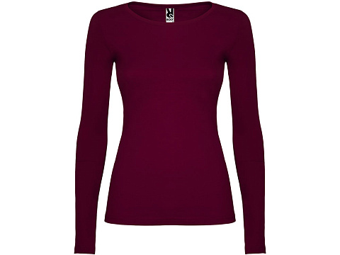 Футболка с длинным рукавом Extreme женская, гранатовый