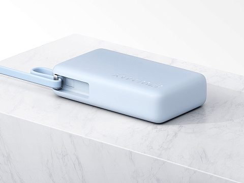 Внешний аккумулятор со встроенным кабелем Xiaomi 67W Power Bank 10000 (Integrated Cable) Ice Blue - рис 4.
