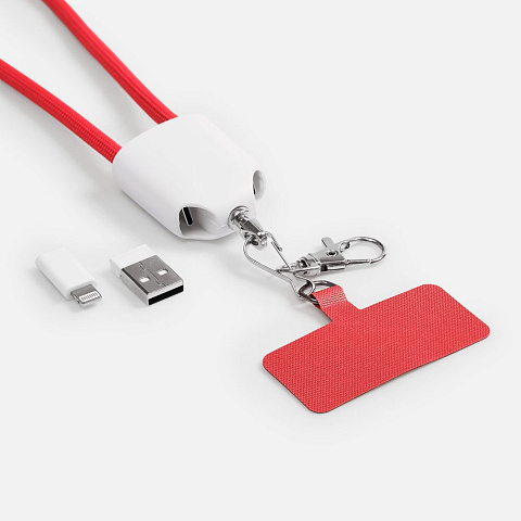 Кабель-ланьярд energyFlex Pro, красный - рис 5.