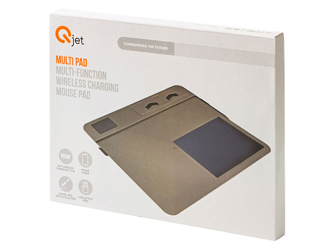 Многофункциональный коврик для мыши Multi Pad с беспроводной зарядкой и LCD экраном, 10 Вт, черный - рис 15.