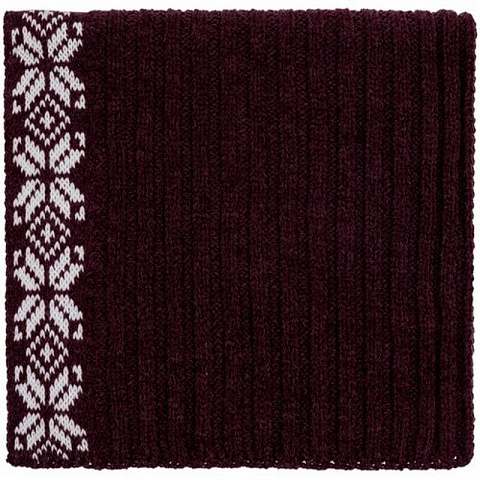 Шарф с зимним орнаментом - рис 3.