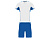 Спортивный костюм Boca, белый/королевский синий - миниатюра