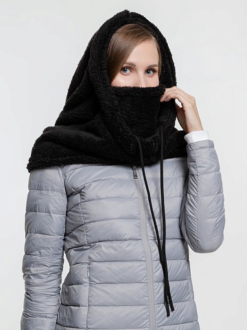 Балаклава-капюшон Flocky, черная - рис 10.