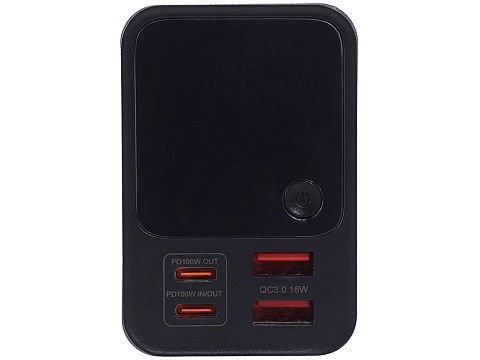 Внешний аккумулятор для ноутбуков EpIQ, 100 Вт, 30000 mAh, темно-серый - рис 8.