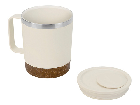 Стальная кружка с двойными стенками Swipe, белый0,00 - рис 3.