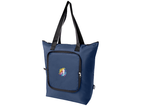 EcoFold Складная сумка-холодильник из RPET 15 л - Темно - синий - рис 5.