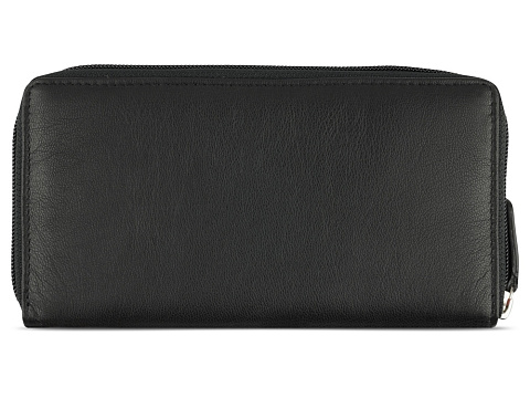 Кошелёк женский BUGATTI БАНДА | BANDA, с защитой данных RFID, чёрный, кожа козы/полиэстер, 18,5х2х10 см - рис 5.