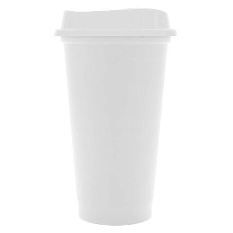 Стакан с крышкой Color Cap White, белый - рис 2.