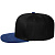Бейсболка Foreside с прямым козырьком, черная с синим - миниатюра - рис 3.