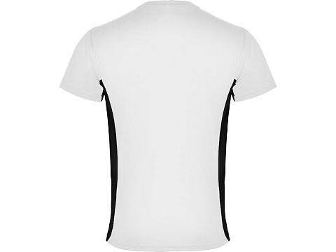 Спортивная футболка Tokyo мужская, белый/черный - рис 2.