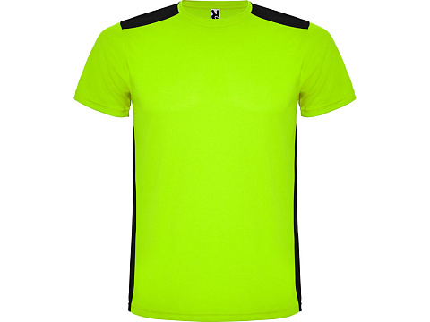 Спортивная футболка Detroit мужская, лаймовый пунш/черный