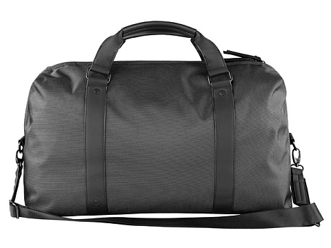 Сумка дорожная BUGATTI ДОМАНИ | DOMANI, антрацитовая, нейлон, 54х24х30 см - рис 4.