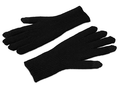 Подарочный набор с перчатками, термосом и чаем, черный - рис 7.