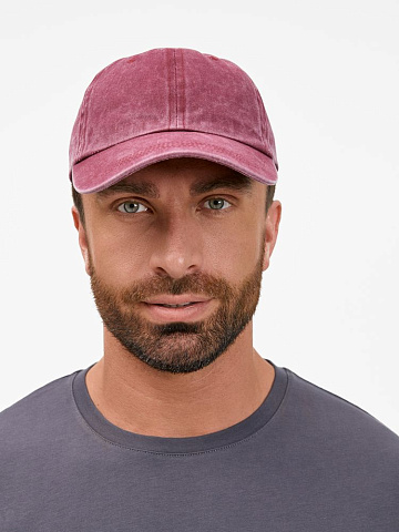 Бейсболка Berwi, бордовая - рис 8.