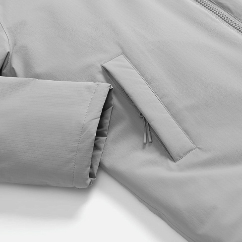 Куртка-парка унисекс Sfera, светло-серая - рис 6.