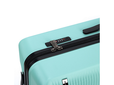 Чемодан TORBER КАСПИЙ, светло-зелёный, ABS-пластик, 49 х 29 х 78 см, 96 л - рис 7.