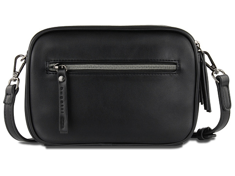 Сумка кросс-боди женская BUGATTI АЛМАТА | ALMATA, чёрная, полиуретан, 21,5х6х15 см - рис 6.