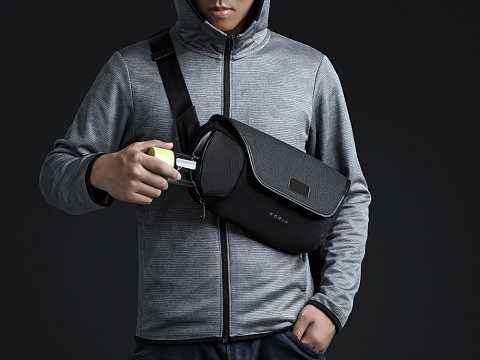 Антикражная сумка на пояс Clickpack, черный - рис 7.