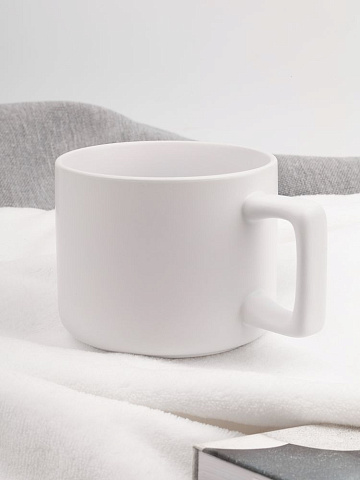 Чашка Jumbo в коробке матовая, белая - рис 6.