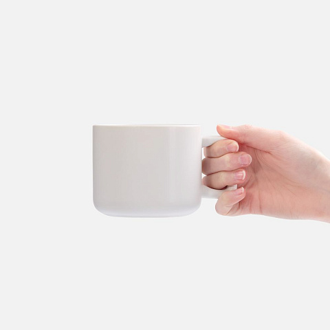 Чашка Jumbo в коробке матовая, белая - рис 4.