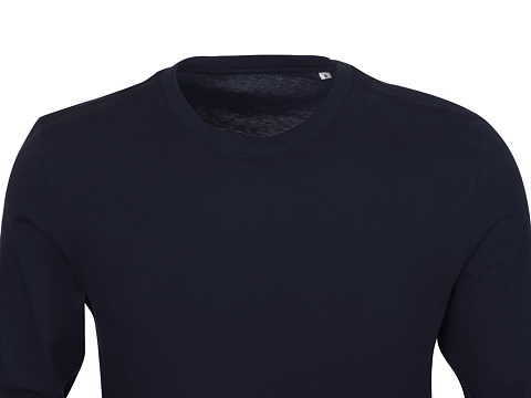 Лонгслив Porto мужской, темно-синий - рис 8.