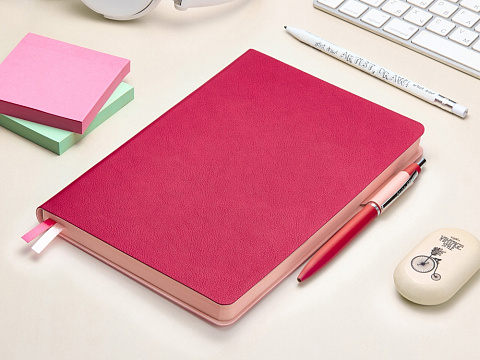 Ежедневник А5 датированный Boston 2027, розовый - рис 12.