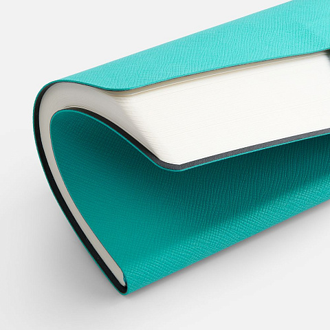 Ежедневник Lungo, недатированный, бирюзовый - рис 5.