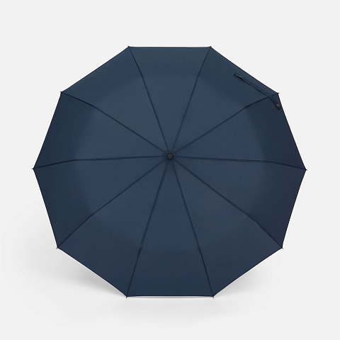 Зонт складной Cloudburst в подарочной упаковке, темно-синий - рис 3.