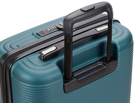 Чемодан TORBER ОНЕГА, зелёный, ABS-пластик, 59,5 х 39,5 х 24 см, 46 л - рис 6.