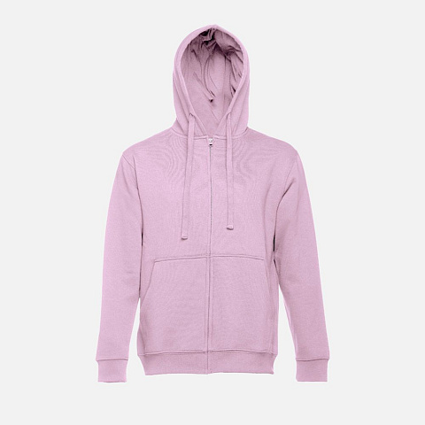 Толстовка мужская на молнии с капюшоном Amsterdam, сиреневая - рис 3.