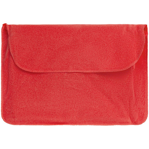 Надувная подушка под шею в чехле Sleep, красная - рис 4.