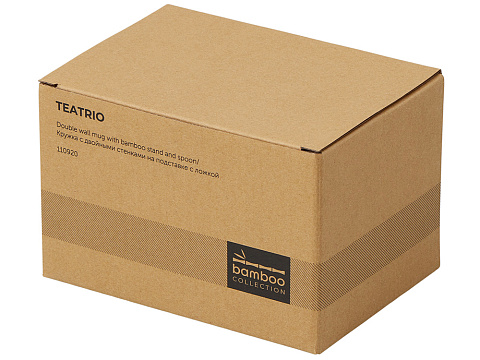 Кружка с двойными стенками на подставке с ложкой Teatrio - рис 10.