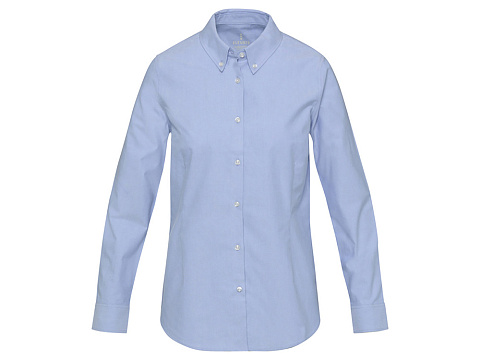 Sphene женская рубашка оксфорд - Голубой - рис 2.