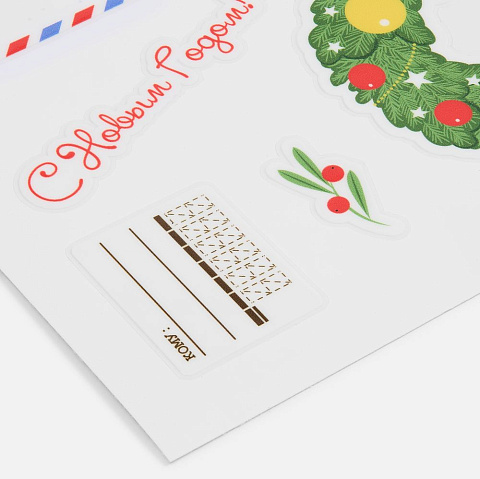 Стикерпак UV-DTF Thematic, новый год - рис 4.