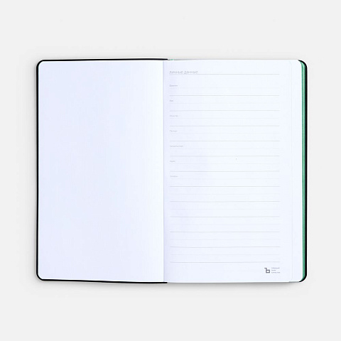 Ежедневник Nice Twice, недатированный, черный с ярко-зеленым - рис 9.