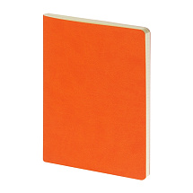 Бизнес тетрадь А5 Megapolis flex 60 л. soft touch клетка, оранжевый