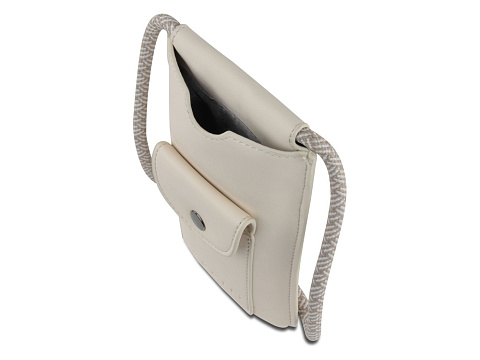 Сумка-чехол для мобильного телефона BUGATTI АЛМАТА | ALMATA, бежевая, полиуретан, 11x2x18 см - рис 3.